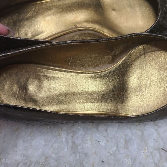 Giuseppe Zanotii Leather Pointed Toe Low Heels size 36.5 - Picture 9 of 9